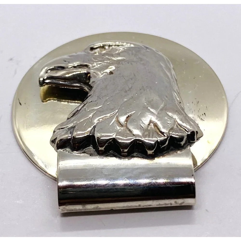 Authentic Tiffany & Co Silver Eagle Money Clip Sterling Silver 925